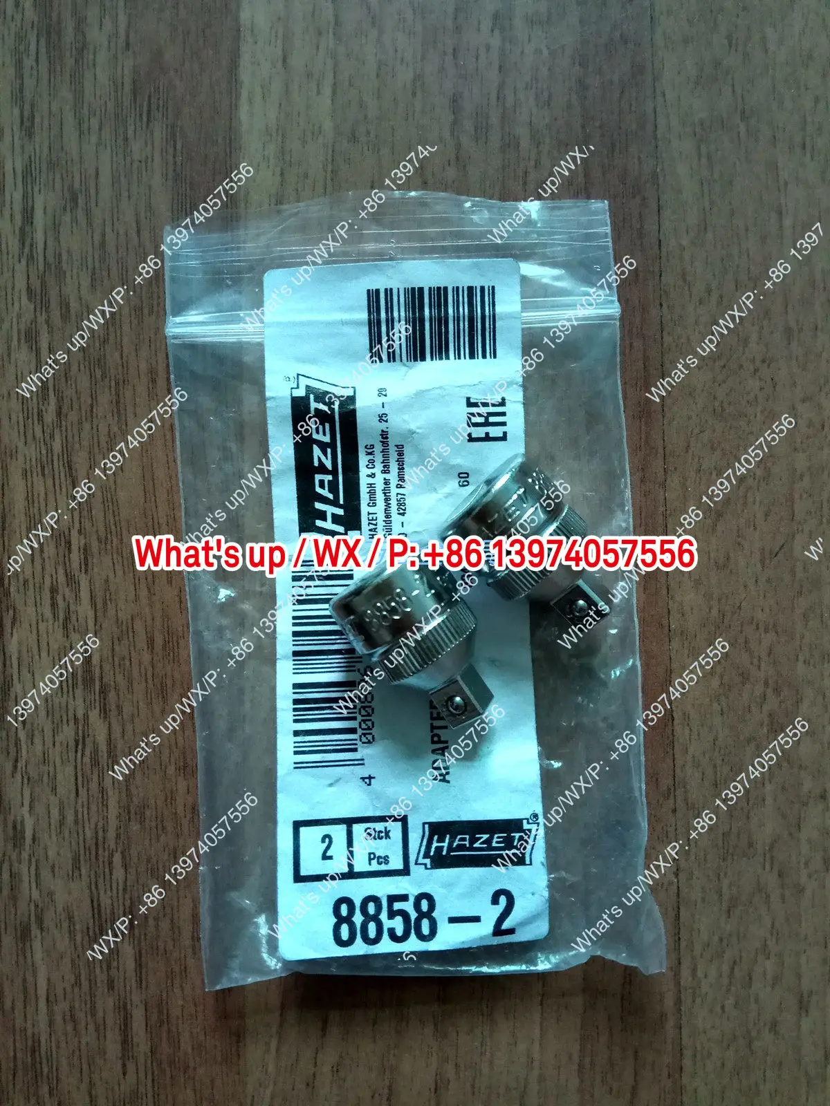 German Hatchet HAZET adapter 8858-1 2 male and female conversion head, sleeve conversion head, genuine