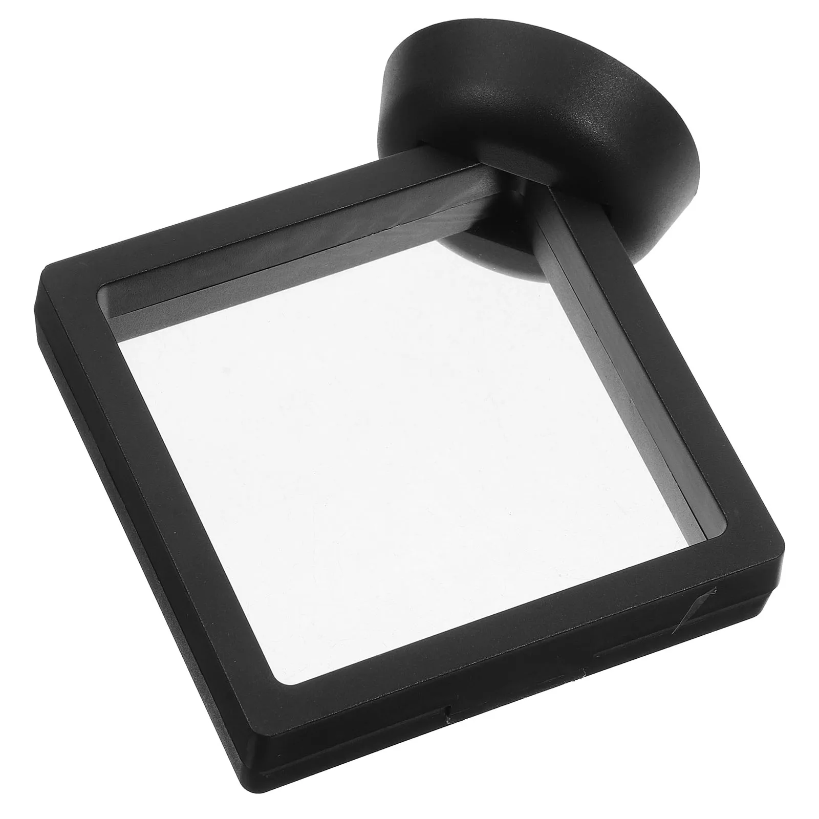

3D Floating Frame Transparent Display Case 9X9Cm Black Clear Plastic Show Box For Jewelry Coins Medals With Stand 3D Display Box