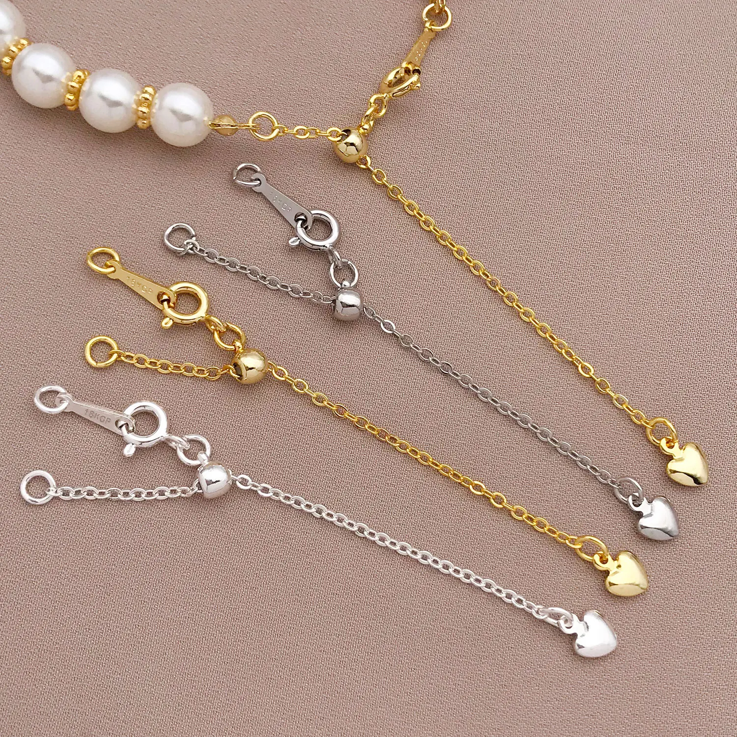 10-pecas-de-corrente-extensora-ajustavel-de-silicone-com-design-de-coracao-em-ouro-18k-genuino-prata-espessa-e-platina-para-fabricacao-de-colares-diy