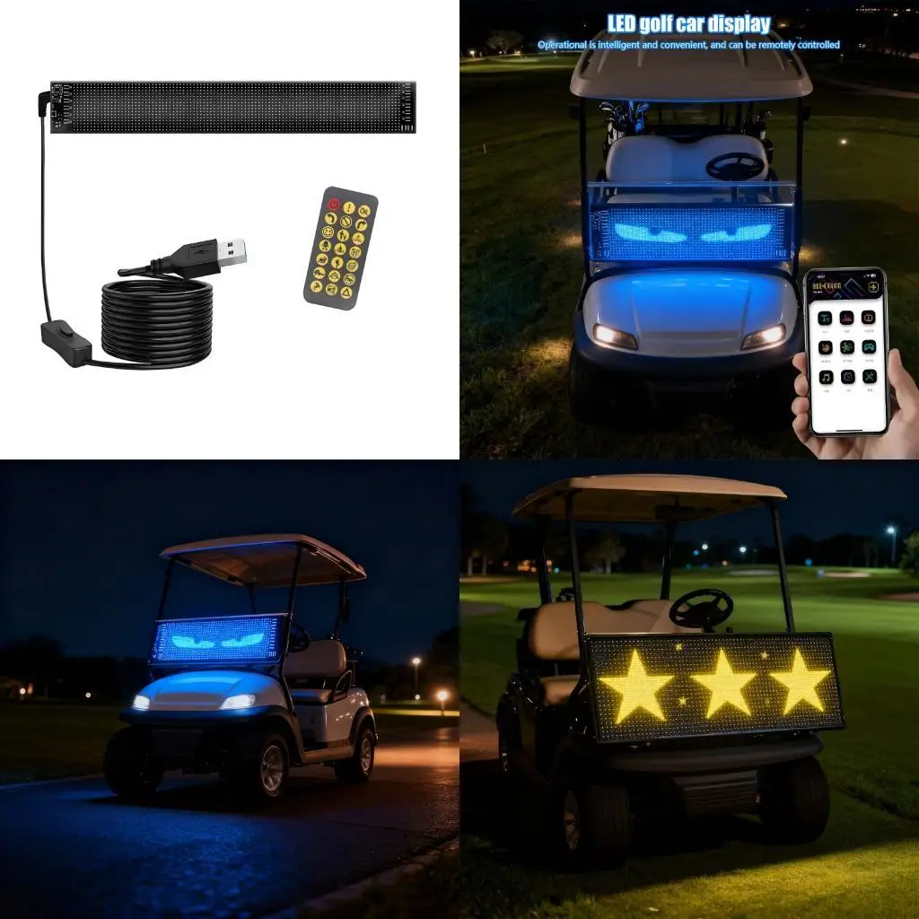 

Вывеска СИД тележки для гольфа М5ТК с визуальными эффектами ДИИ 3-секундный план обновления гибкий водостойкий