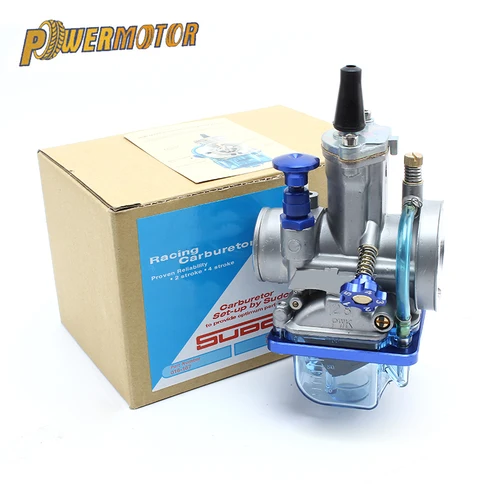 Carburador de cortina plana para motocicleta, carburadores de carreras Enduro para Keihin Pwk 28 30 32 34mm Dirt Bike Coffee Racer, piezas modificadas