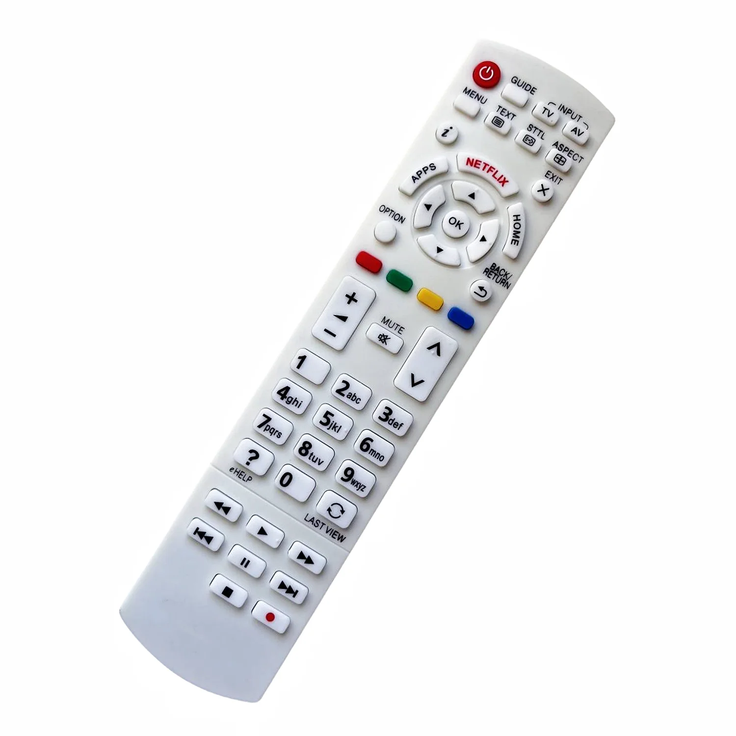 Replacement Remote Control for Panasonic Plasma LCD LED UHD Smart TV TX-55CX680E TX-50CX680E