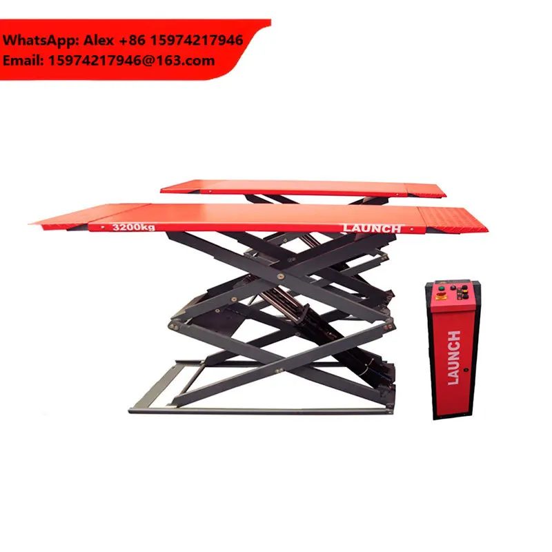 CE Certified TLT63AF Lunch 4 / 4.5 Ton Mini Electric Hydraulic Garage Scissor Car Lift Motorcycle Platform Portable Scissor Lif