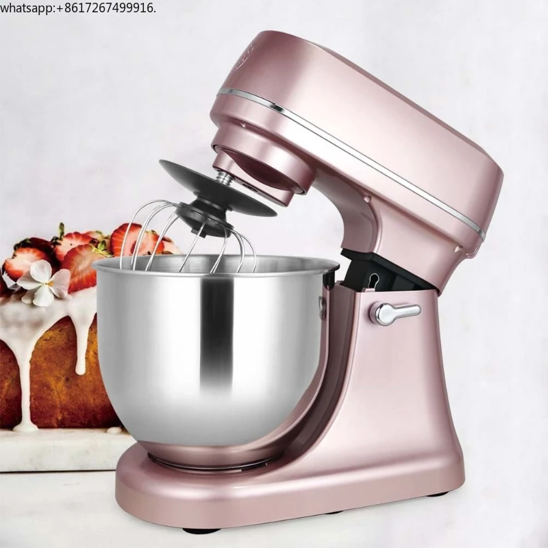 Commercial-Grade 5.7L Electric Cooking Mixer: LCD Display DC Motor Vertical Type