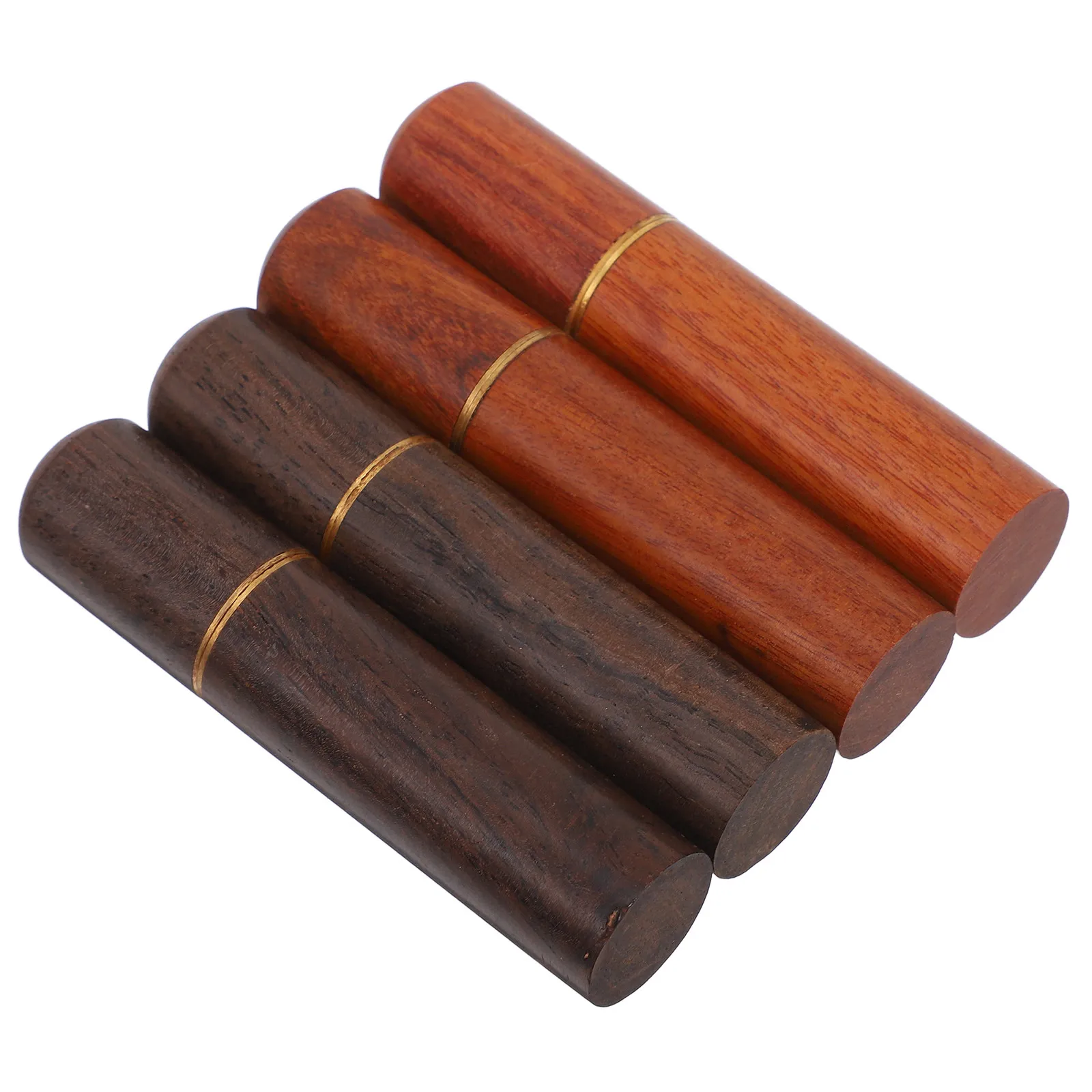 Étui à aiguilles en bois, 4 pièces, élégant, avec une texture excellente, pour organiser et ranger les aiguilles de couture et de broderie