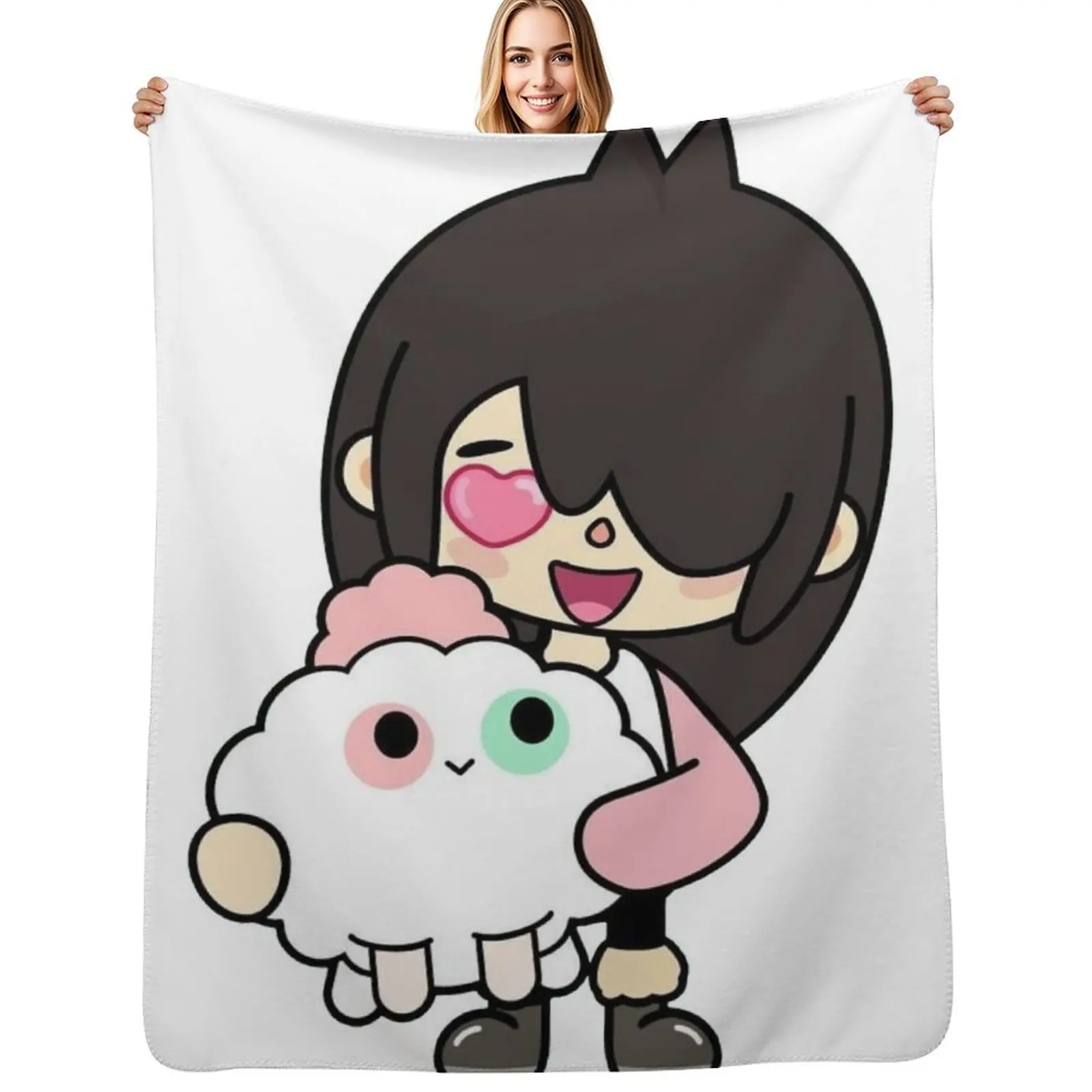 

toca life box - toca boca cute Throw Blanket Decorative Sofa Thins Blankets Sofas Of Decoration Decoratives Blankets