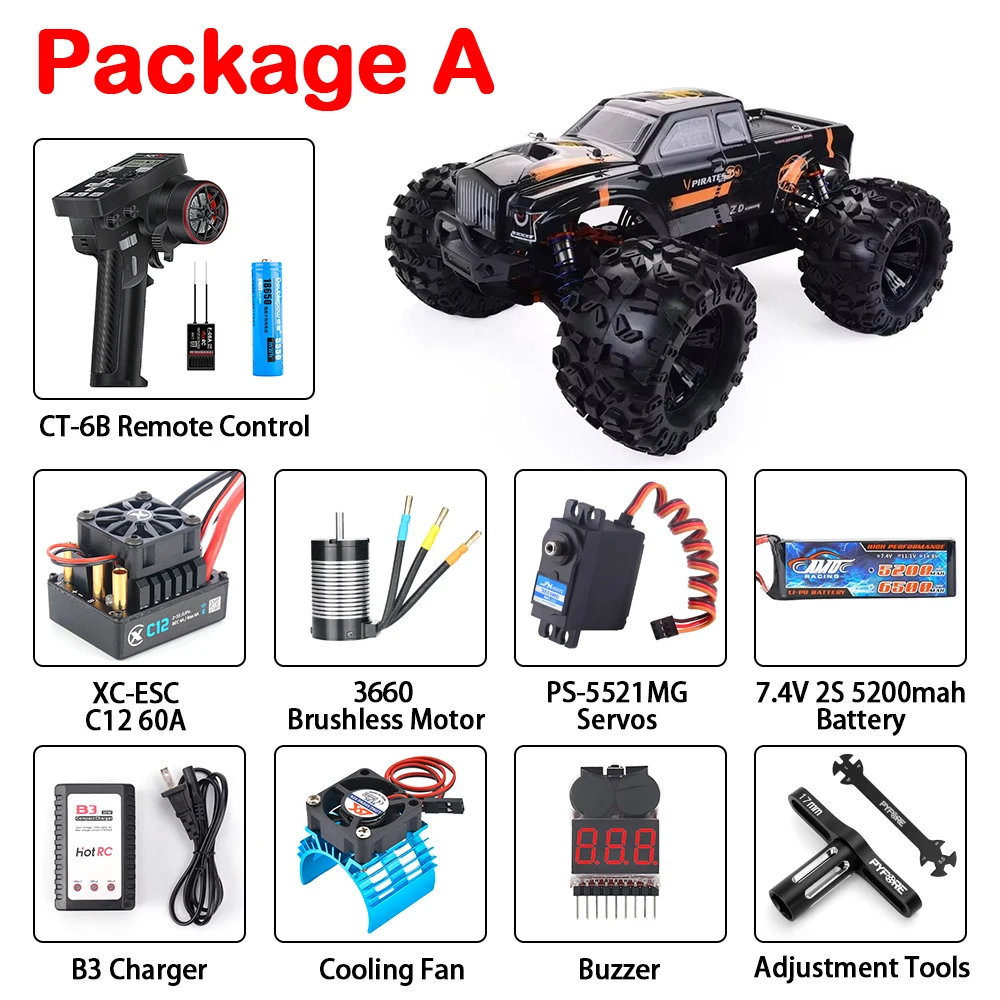 ZD racing ラジコン　1/8 4×4 モンスター ZD Racing 1:8 High Speed RC Off Road Car 100KM/H 9020 V3 4*4