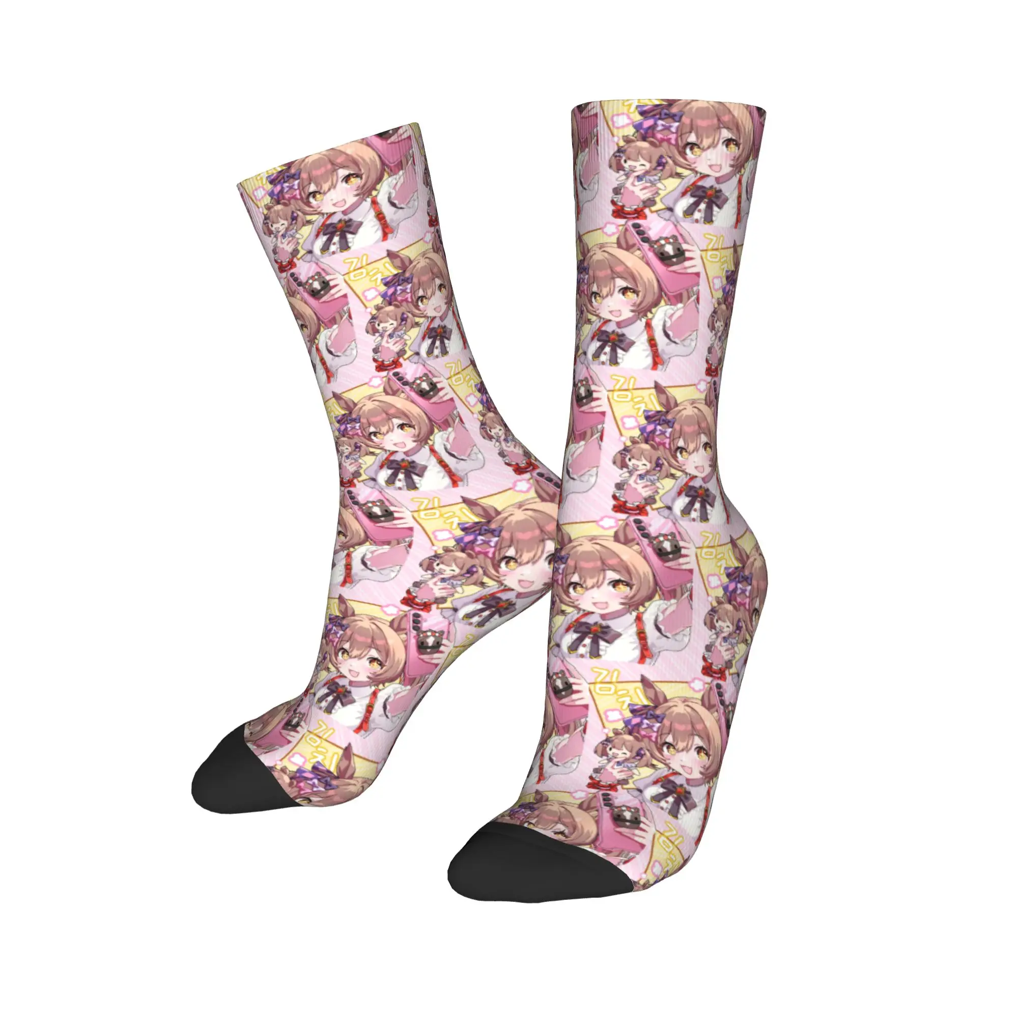 Smart Flacon Umamusume Pretty Derby Socks Men Women Casual  Socks Crazy Spring Summer Autumn Winter Middle Tube Stockings Gifts