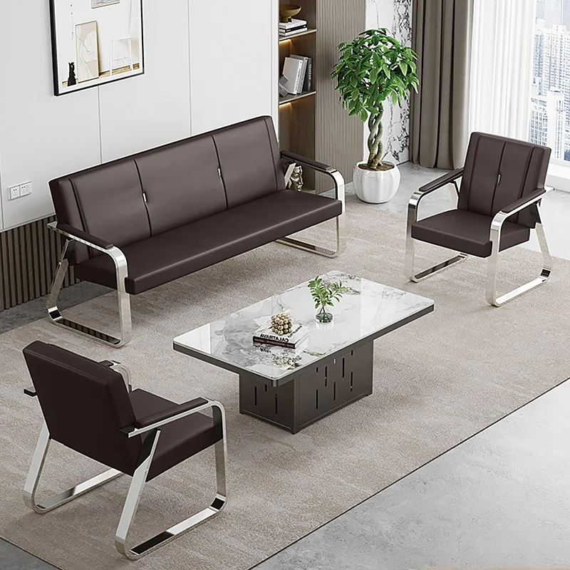

Modern Waiting Space Room OFFICE Furniture Visitor Lounge Office Sofa Set for Reception