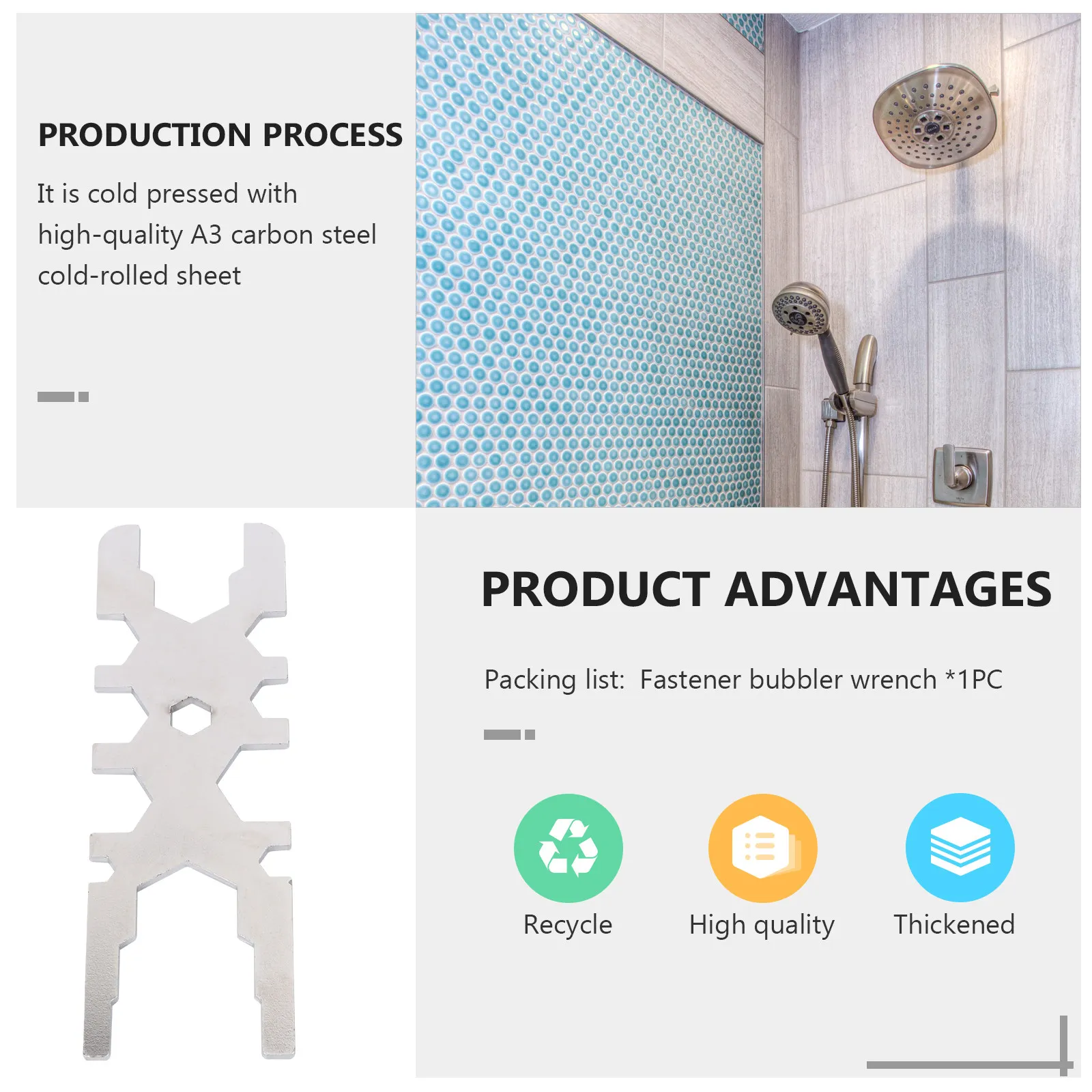 Faucet Aerator Wrench Multifunction Sleeve Repair Tool for Shower Tap Installation and Removal