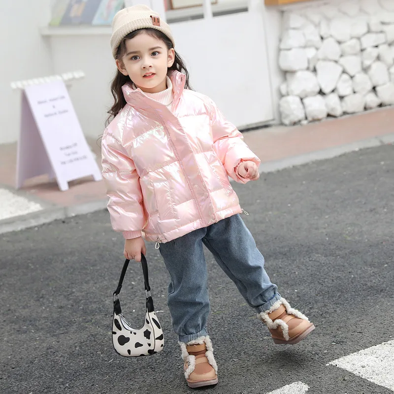 Non washable children's cotton clothing, girls' Korean style Western style children's clothing, winter coat, small and medium-si