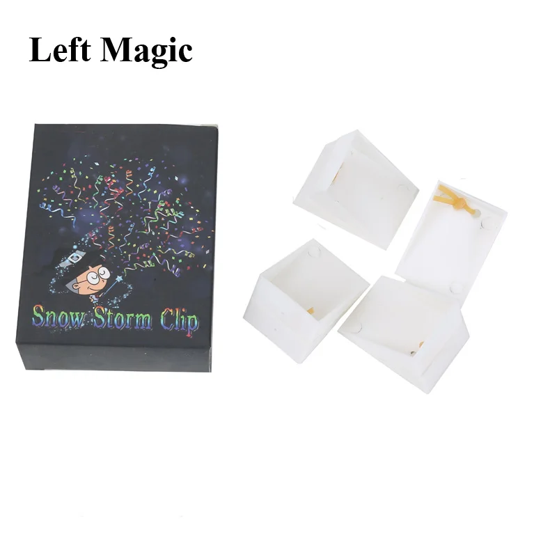 Snow Paper Holder Magic Tricks snowpaper Professional Illusion Stage Magic Props For Magician Mentalism Comedy Gimmick