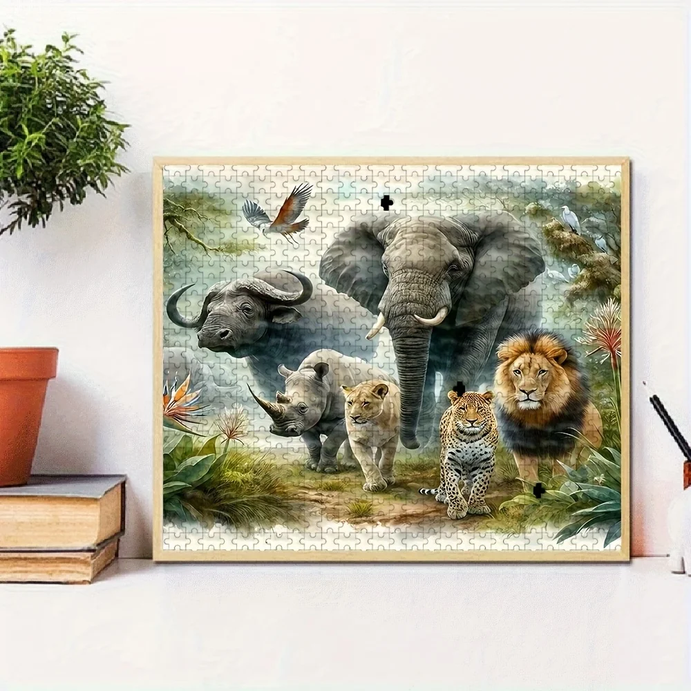 Puzzle adulte 500/1000 pièces |   Jeu familial amusant de haute qualité, anti-stress, idéal pour les anniversaires, Noël, Halloween et cadeau