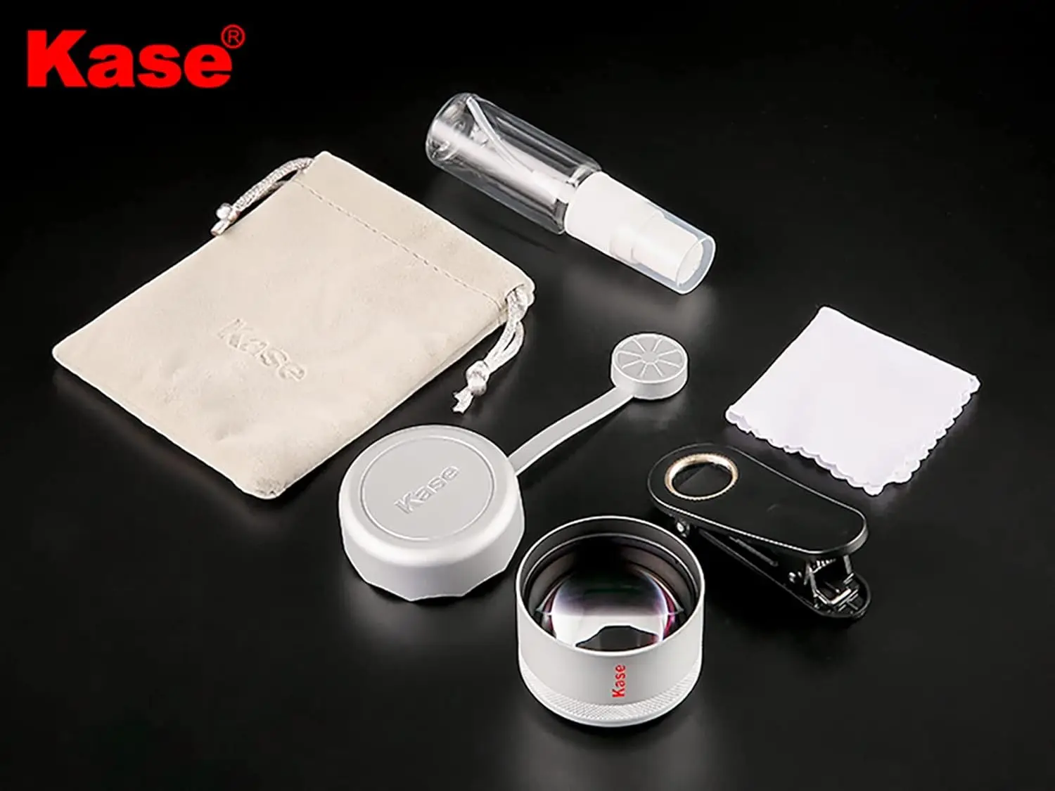 Kase HD Master Mobile Macro Lens 40-85mm Long Shoot Distance Close-Up Tool For iPhone 12 To 17 Series Samsung