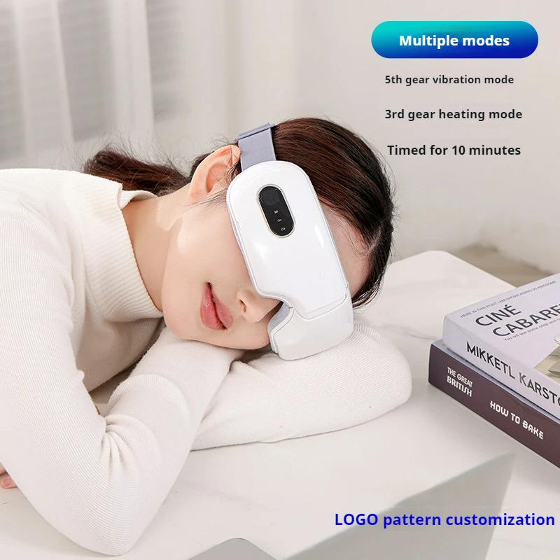 

4D Умный массажер для глаз с воздушными подушками, вибрацией, компрессией, Bluetooth-музыкой, для снятия усталости, устранения темных кругов и расслабления глаз