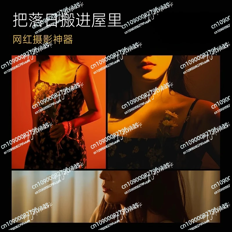 Four color photography flashlight contrast light insert modeling flashlight light effect beam light portable