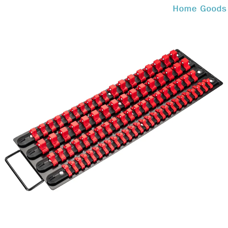 preferredABS Socket Organizer Holder Trays For Toolboxes, 1/4 , 3/8, 1/2, Portable Mountable Sliding Stand Sleeve Rail Rack Tool