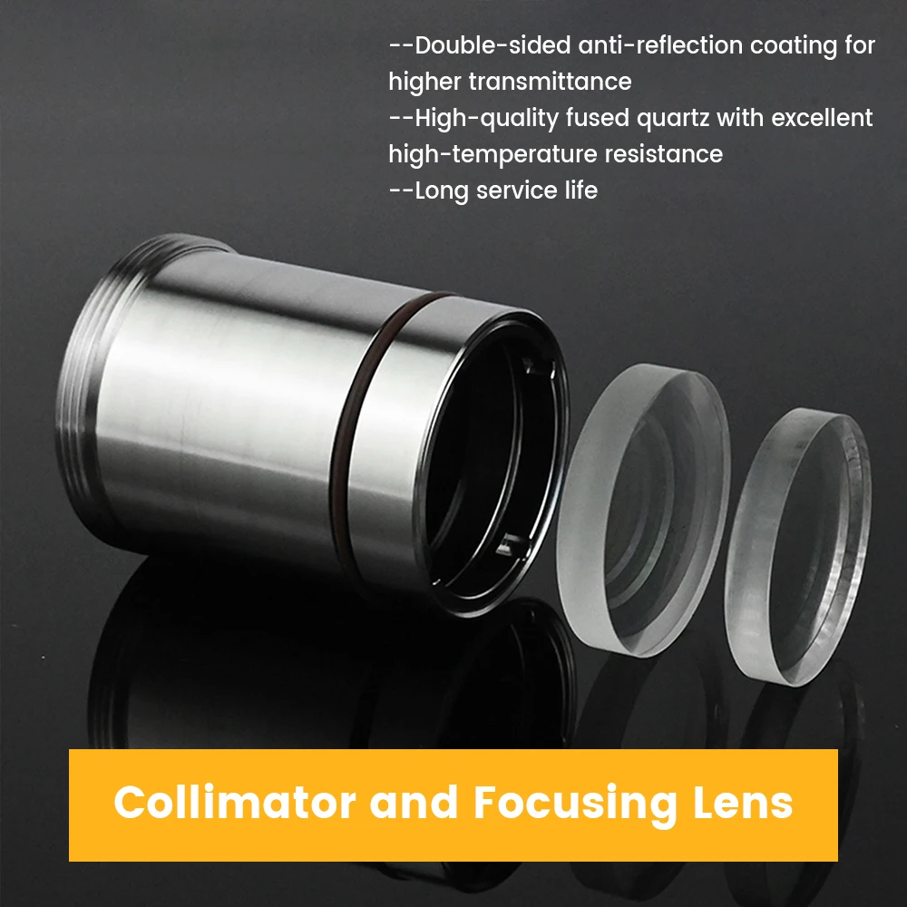 Procutter2.0 Precitec Laser-Kollimations- und Fokussierlinse mit Halterung D37 F100 F150 F200 F300 8kw 15kw Asphärische Linse – Detail 3