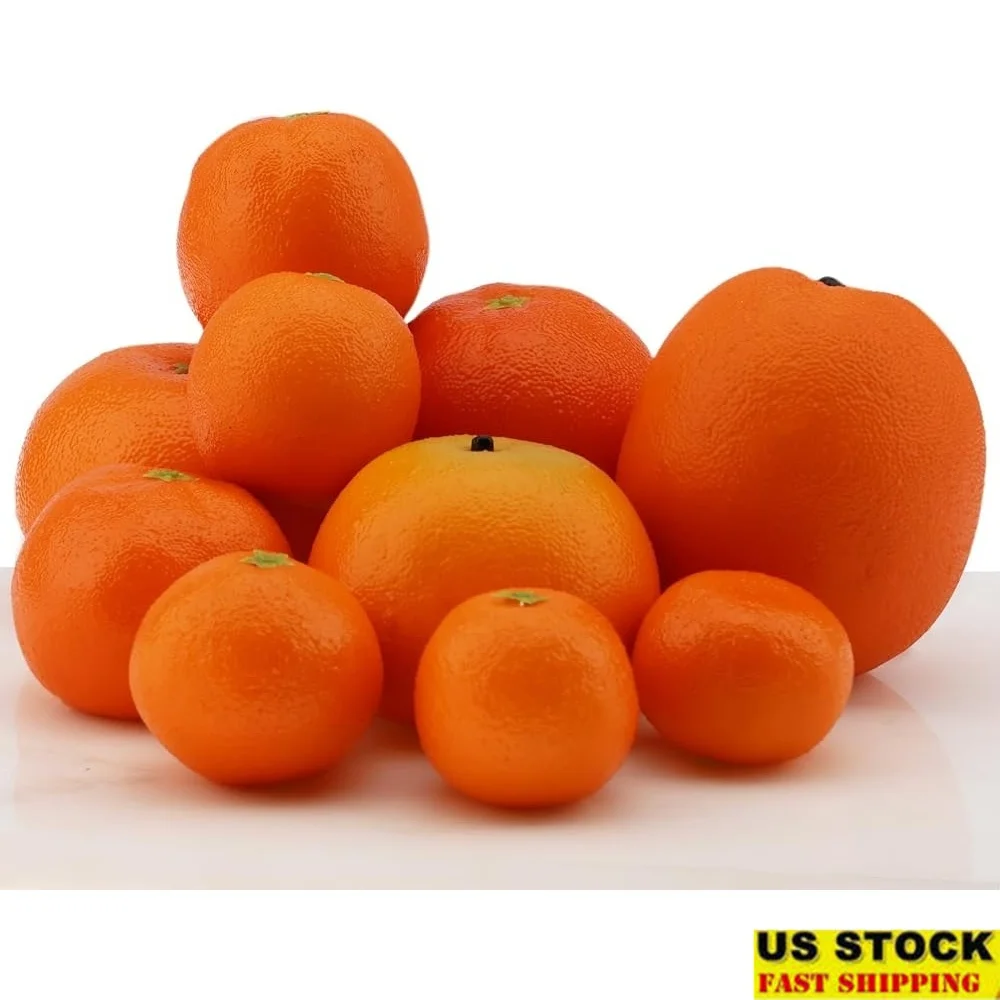 

Artificial Lifelike Oranges Set Simulation Fruit Home Kitchen Cabinet Party Festival Table Decoration Photography Props