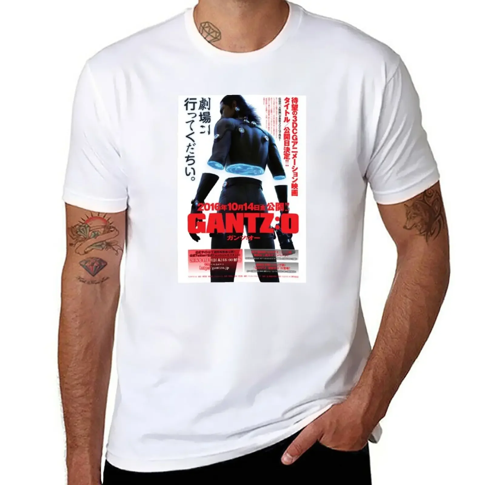 New Gantz:0 T-Shirt custom t shirts oversized t shirts t-shirts man mens workout shirts