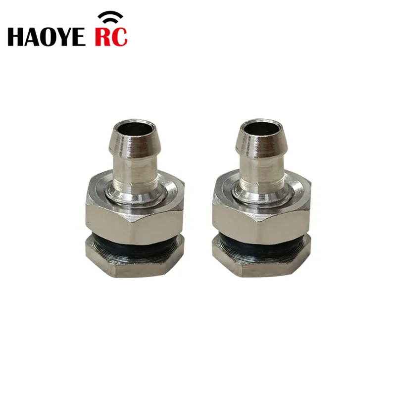 Haoye 1Pc Alu Fuel Pick Up Fitting L14/L23MM Fuel Vent Filler Nozzle Metal Fuel Nozzle For RC Airplanes Fuel Tank Accessories