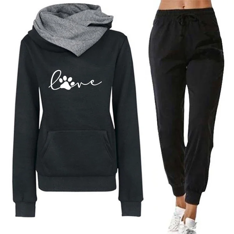 

Осень-зима, качественные толстовки на открытом воздухе, женские спортивные костюмы, повседневные спортивные штаны с принтом, удобные повседневные спортивные штаны для бега, женская мода