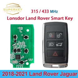 SUPERKEY Lonsdor Smart Key 315/433mhz  For Land Rover Range Rover Sport Evoque Discovery 4 For Jaguar Freelander XFL XE XJ 2018