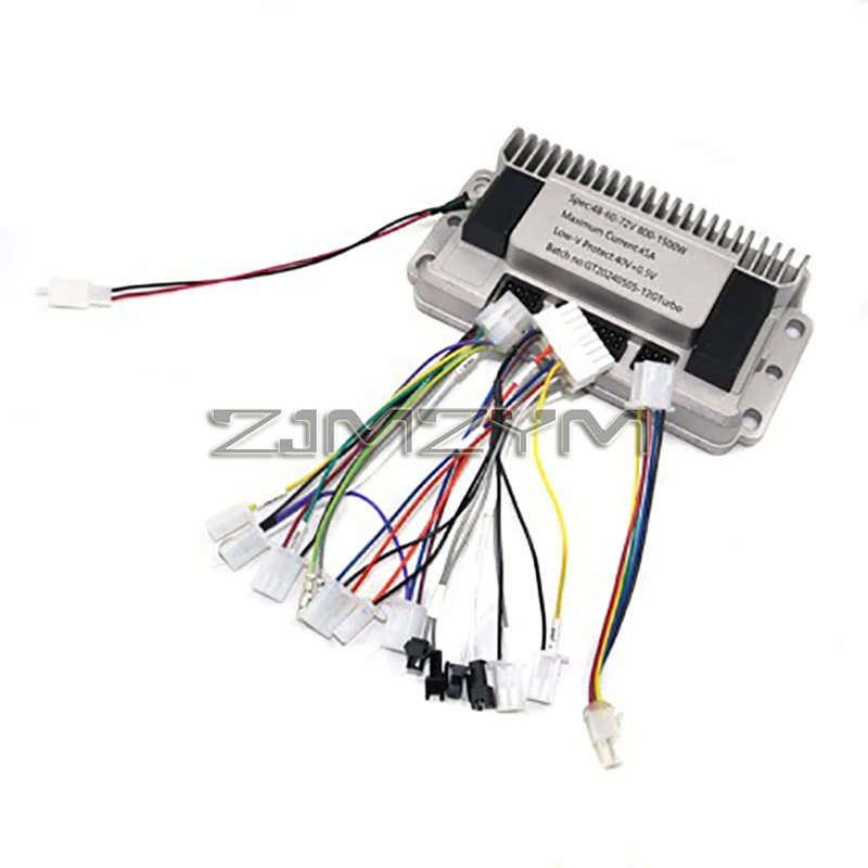 Electric Scooter Controller 48V 60V 72V 500W 1500W Universal Self-Learning Triple Mode for Food Delivery E-Bike Motorcycle Scoot
