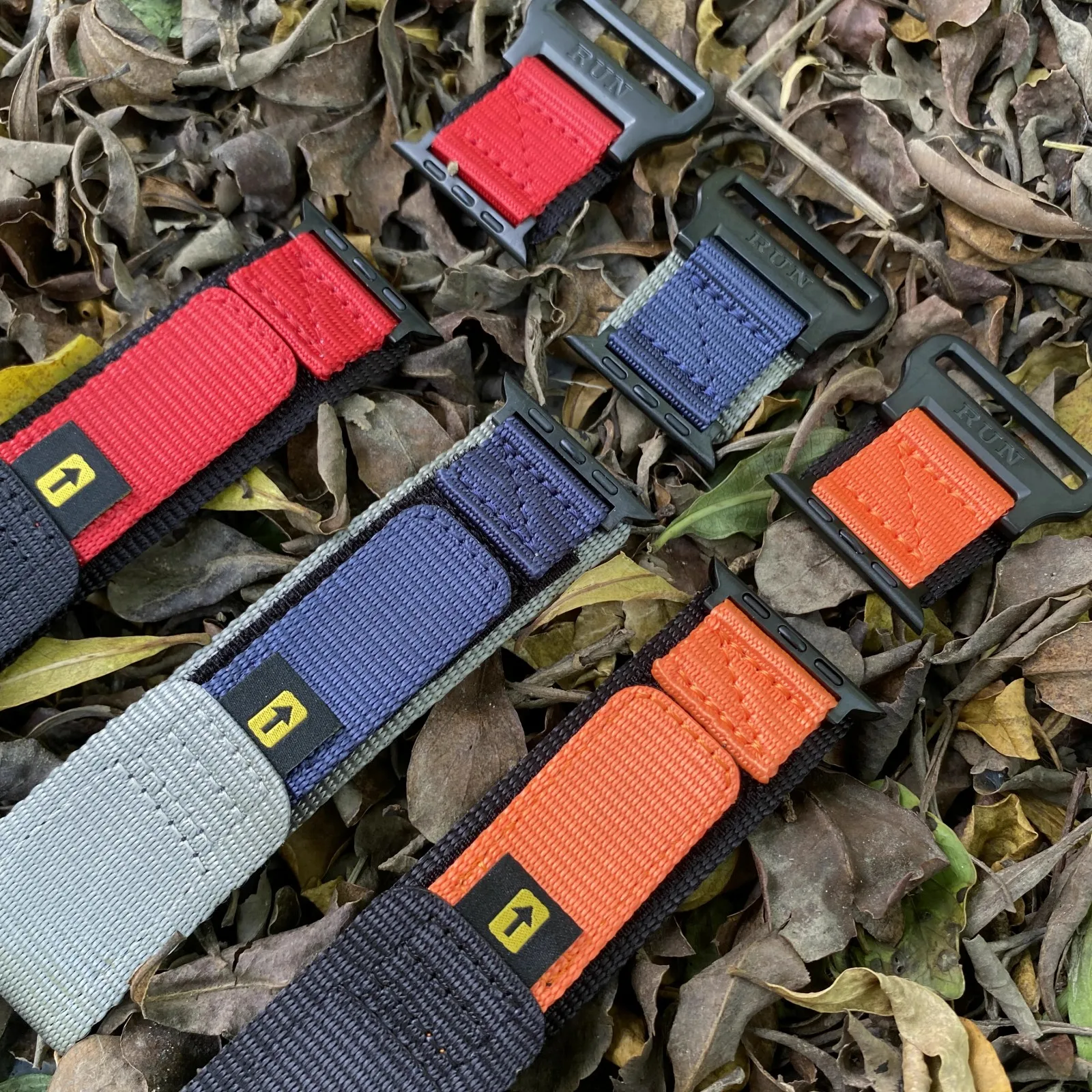 Runcool Apple Military Nylon Watch Strap for Apple Watch  strap 44mm 40mm 38 42 41 45 49mm for iWatch 8 7 6 SE 5 4 3 2