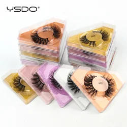 YSDO 10/20 Pairs Flase Mink Lashes Wholesale Dramatic Fluffy 3D Mink Eyelashes Fake Lashes Makeup Natural False Eyelashes