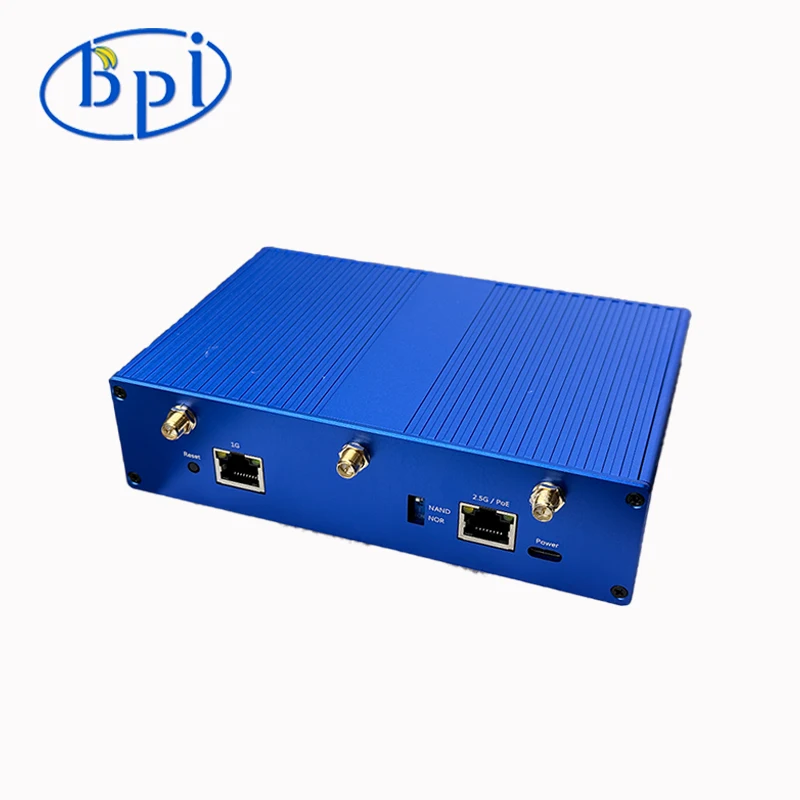 Banana Pi Bpi OpenWrt One Router EU/US Optioneel Open Source MT7981B Chipoplossing WiFi6 1GB DDR4 2.5GbE RJ45 Gigabit Ethernet