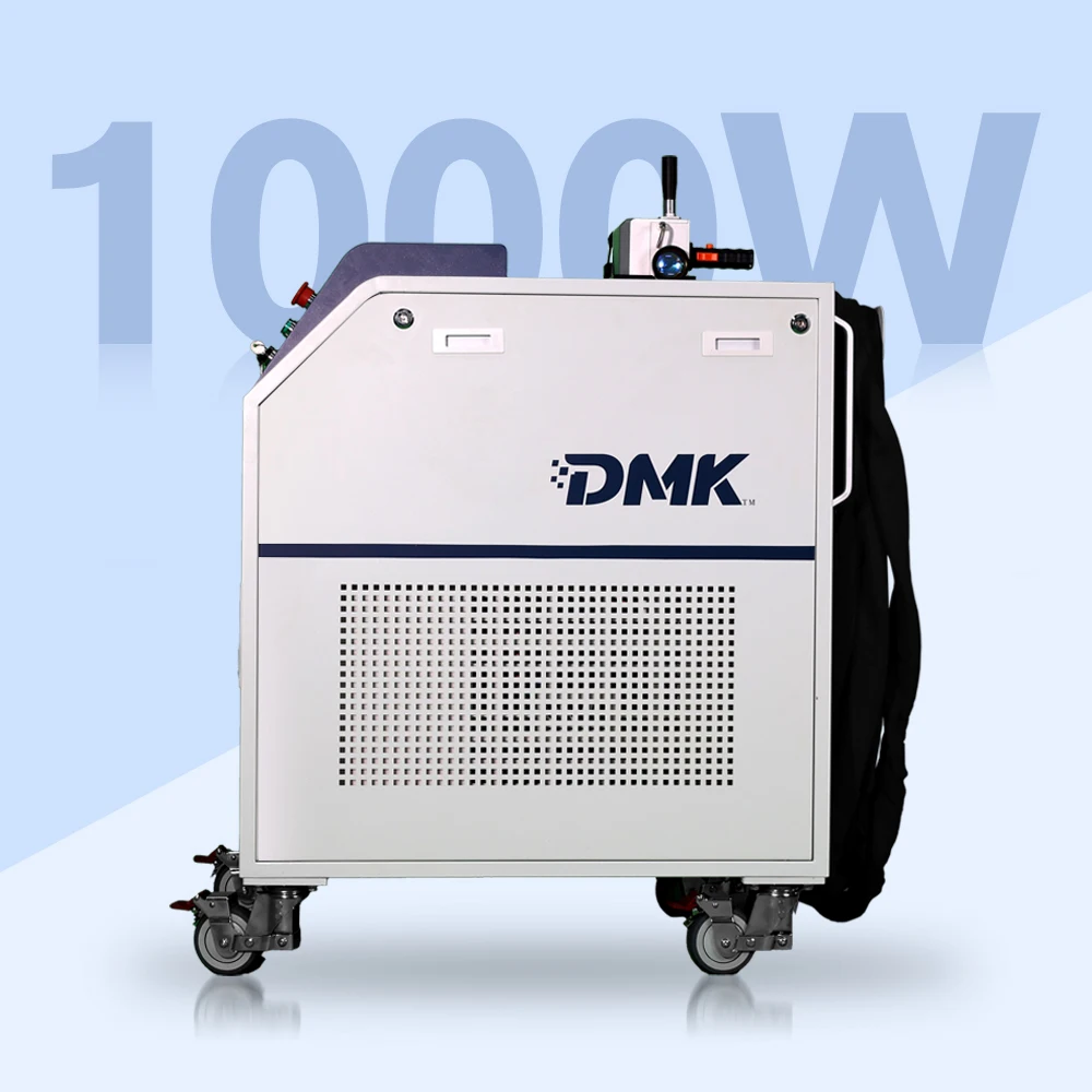 Dmk 2025nova máquina de limpeza a laser de pulso portátil refrigerada a água 300w 500w 1000w 15mj jpt fonte laser multifuncional pistola limpa