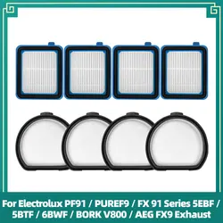Compatible For Electrolux PF91 / PURE F9 / FX 91 Series 5EBF / 5BTF / 6BWF / BORK V800 / AEG FX9 Exhaust Filter Replacement Part
