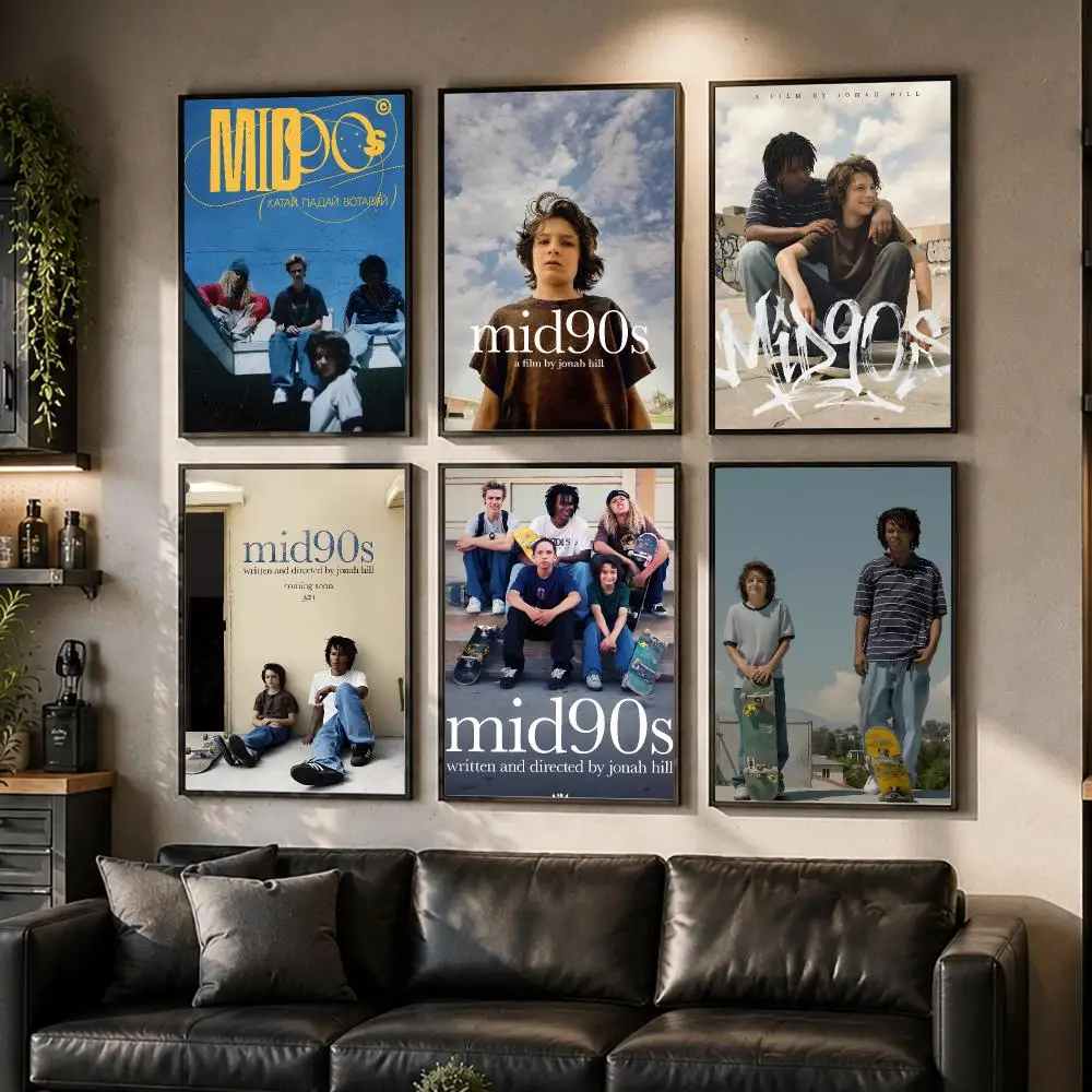 Movie M-Mid90s Poster HD Waterproof Self-Adhesive Wall Art – Multi-Scene Use Top Gift Pick