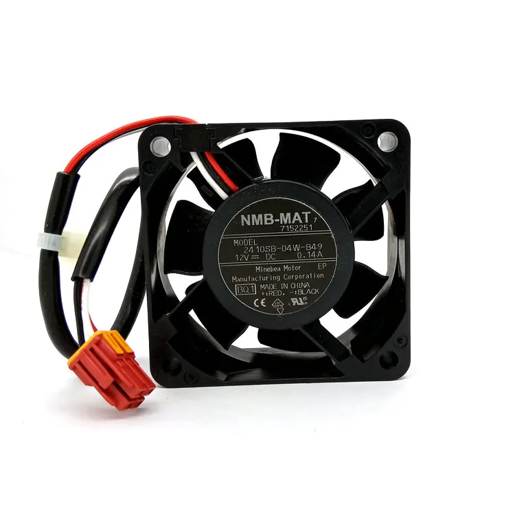 The Cooling Fan 2410SB-04W-B49 DC12V 0.14A 3Lines 60x60x25MM 6cm