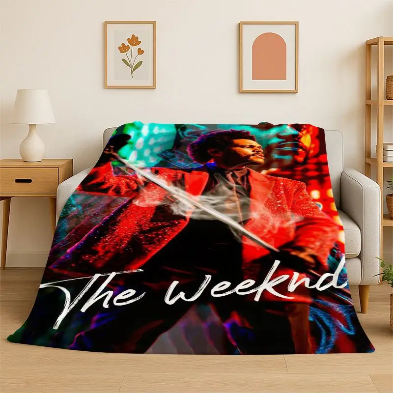THE WEEKND,XO Alternative R&B Abel Tesfaye Flannel Blanket Soft Warm Throw Blanket for Bedroom Living Room Bed Travel Picnic