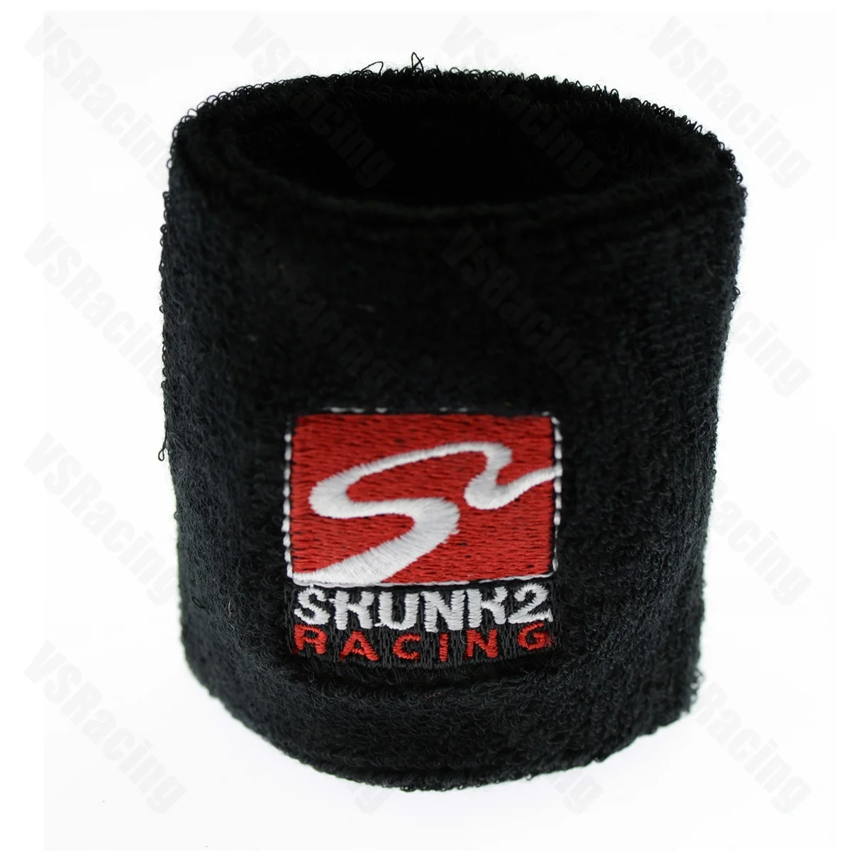 1pcs SKUNK2 Oil Reservoir Tank Cover Oil Catch Tank Cover Socks For Honda Racing Cars (Color: Black/Red)