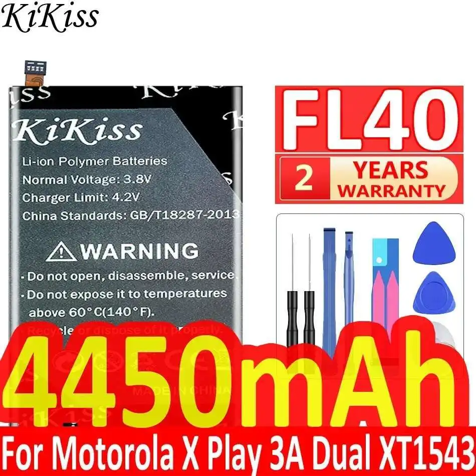

Mobile Phone Battery FL40 4450mAh For Motorola Moto X 3A X Play Dual XT1543 XT1544 XT1560 XT1561 XT1562 XT1563 XT1565