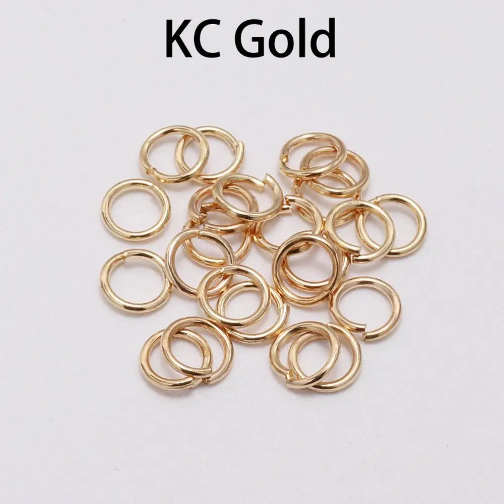 200pcs/lot 3-20mm Open Jump Rings Rose Gold Loops Split Rings Connectors for DIY Jewelry Making Findings Diy Accessories