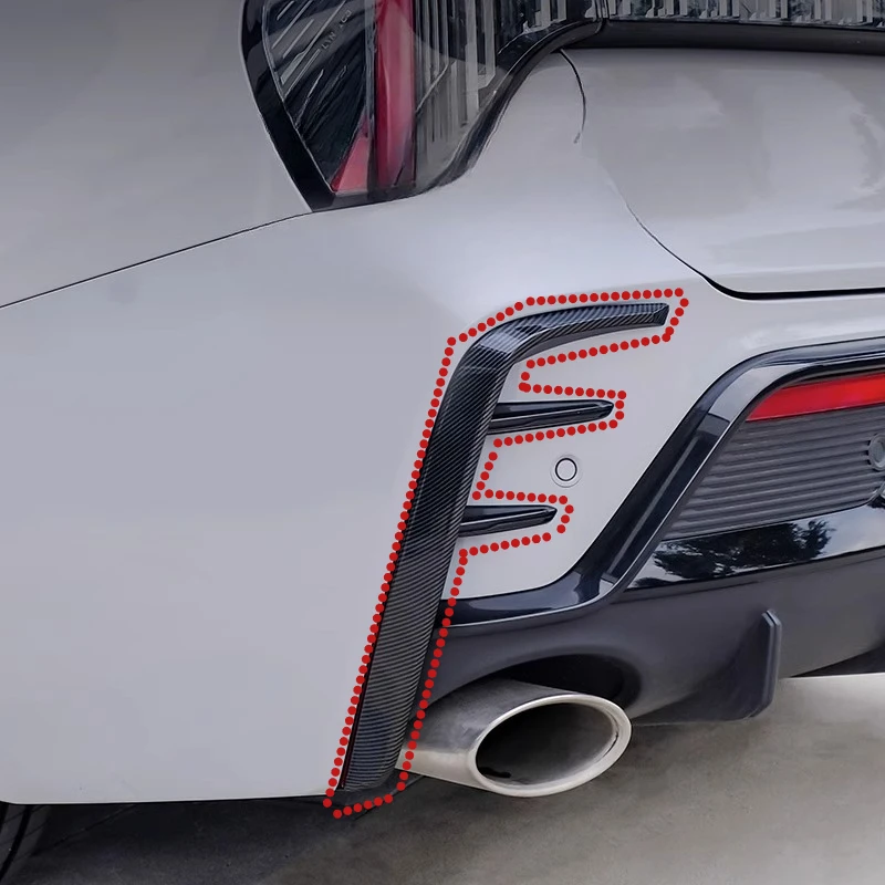 

For LYNK&CO 03 2023-2025 Rear bumper F-shaped wind blade decoration L-shaped spoiler exterior modification