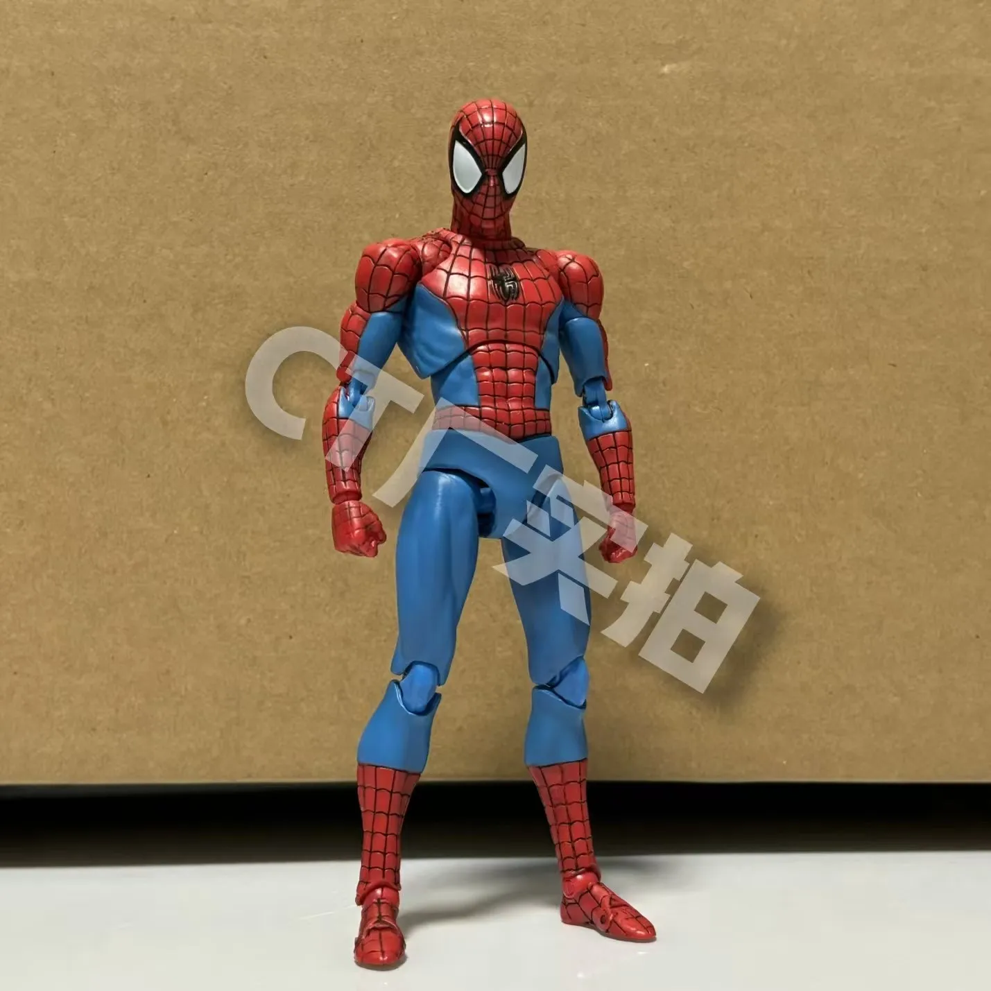 Ct Toys Spiderman Mafex 185 Klasyczny kostium Figurka anime Ver Miles Morales 2099 Spider-man Figurka akcji Figurka Zabawki Prezent dla dzieci