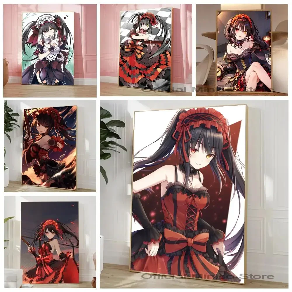 1pc Tokisaki Kurumi DATE A LIVE Poster Paper Print Home Living Room Bedroom Entrance Bar Restaurant Cafe Art Painting Decoration