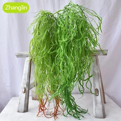 90cm artificial plant green wall vine seaweed water plant bunch home bathroom room balcony outdoor decoration fake flower ivy