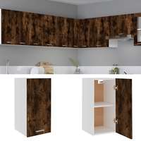 VidaXL slopes wardrobe Lyon Smoked 29.5x31x60 cm woodwork fabric