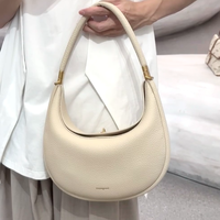 High-end Moon Bag Brand Light Luxury Design High-quality Leather Versatile Light Commuting Women' Handbag Shoulder Messenger Bag