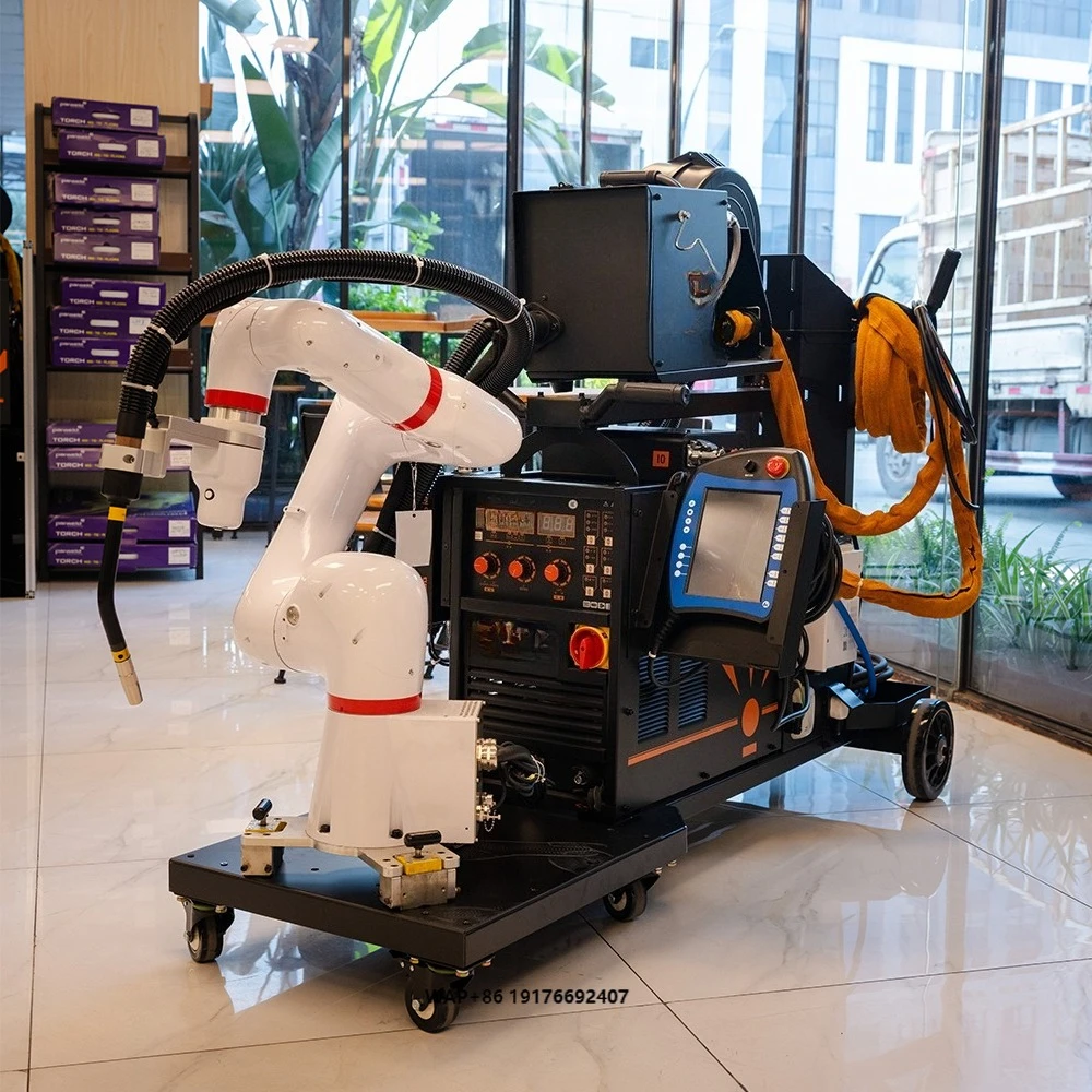 Factory Price Automatic Portable Robot De Soldadura Robotic Welding Systems Small 6 Axis 5kg Cobot Mig Welding Robot Arm Machine
