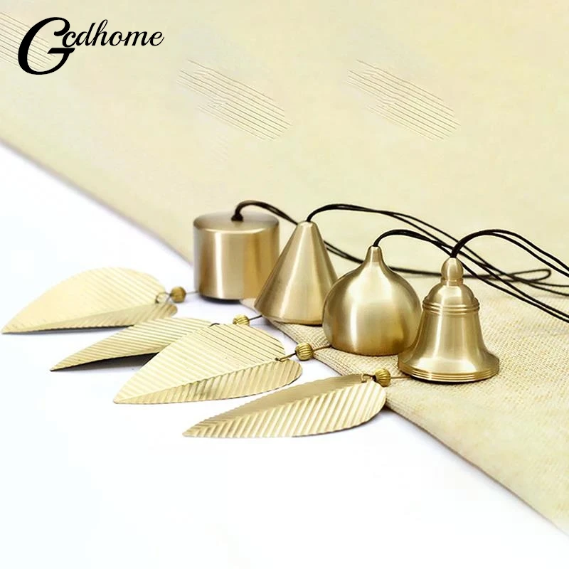 Japanese Wind Chimes Copper Wind Bells Outdoor Yard Garden Hanging Decorations Wind Music Home Decoration Landscape Bell Sound