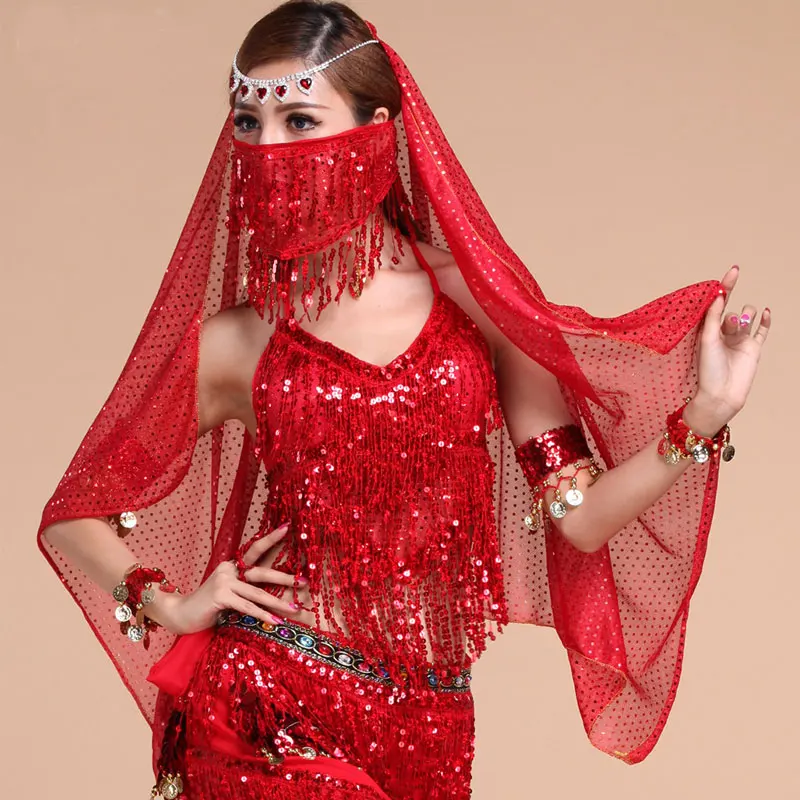 Belly Dance Costume Set Women for Performance Bollywood Competition Sexy Sequin Tops India Flamenco Salsa Oriental Bellydance