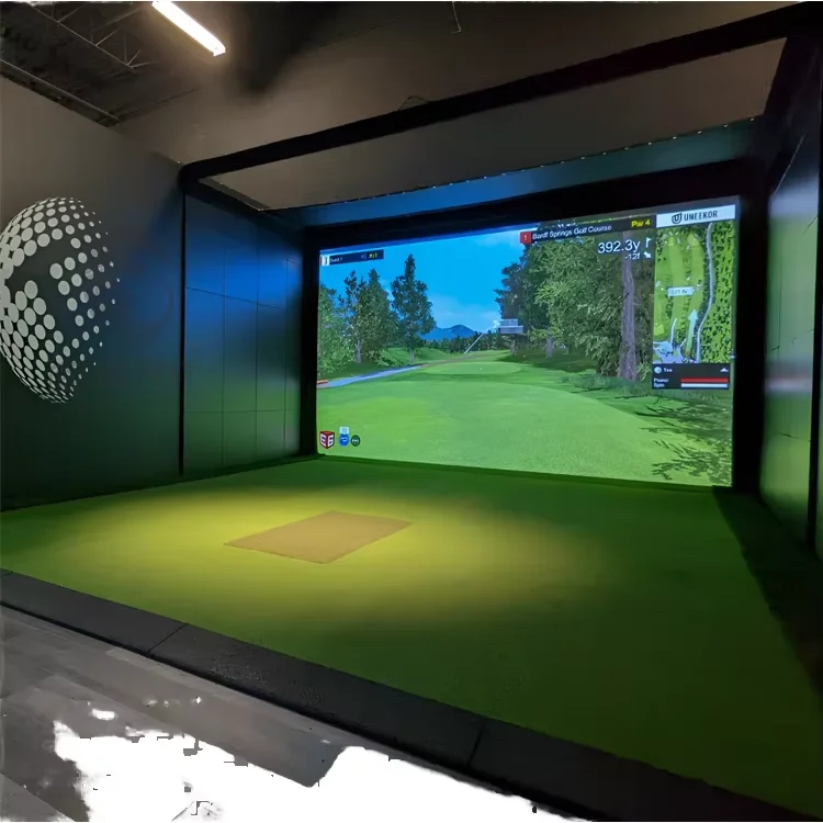 High-End 4K Golf Simulator KT-4K Durable Customizable Plastic Indoor Use