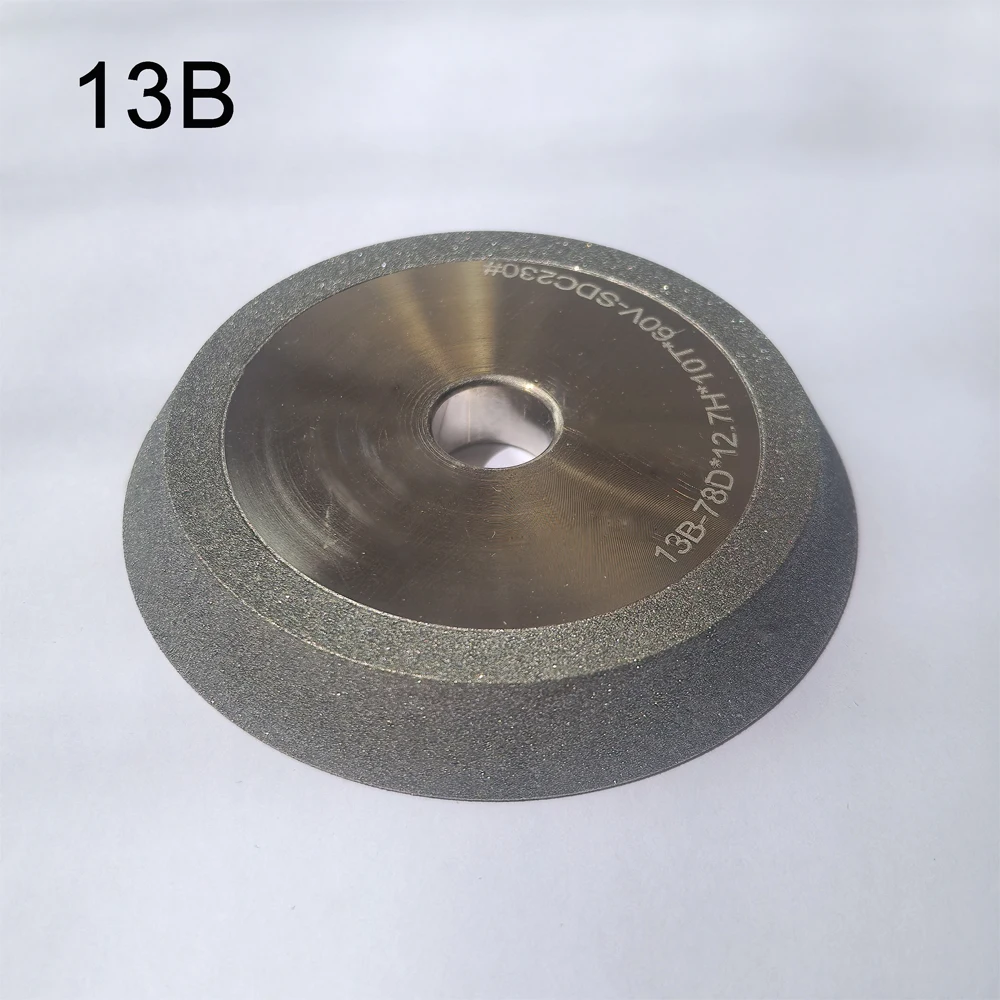 Diamond Grinding Wheel MR 20G 13A 13B X1 CBN230 SDC230 78mm-125mm for Tungsten Grinder HSS Drill Bit Sharpener Disc Circle Tools